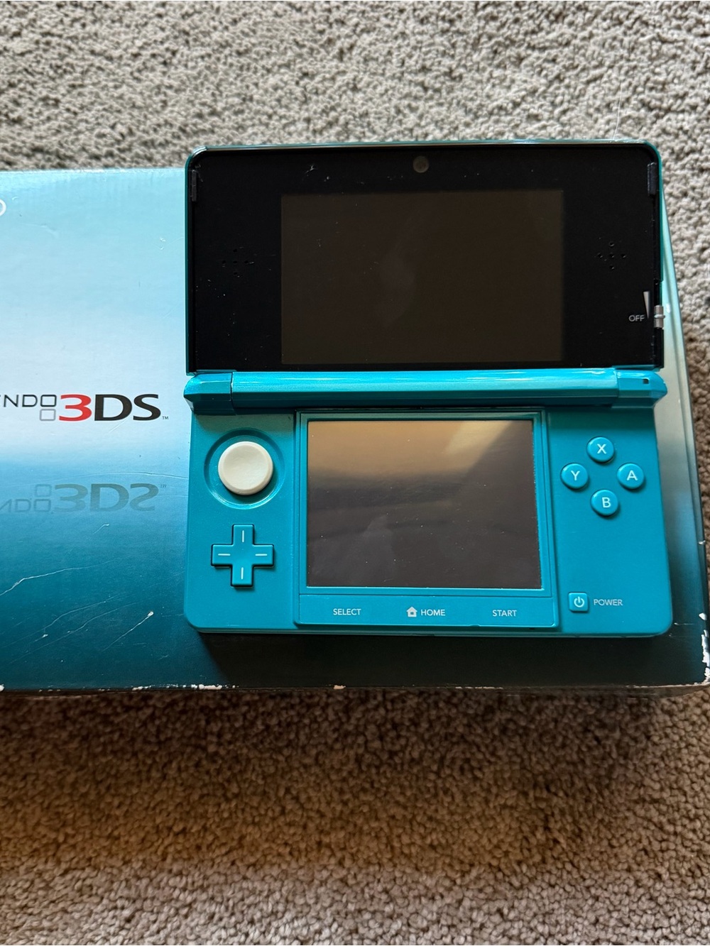 Nintendo 3DS Handheld Console - Japan Exclusive Aqua Blue Color